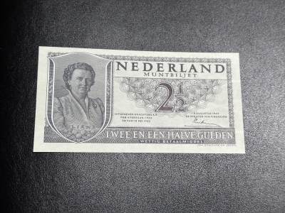 《外钞收藏家》第三百八十二期 - 1945年荷兰2.5盾 全新UNC