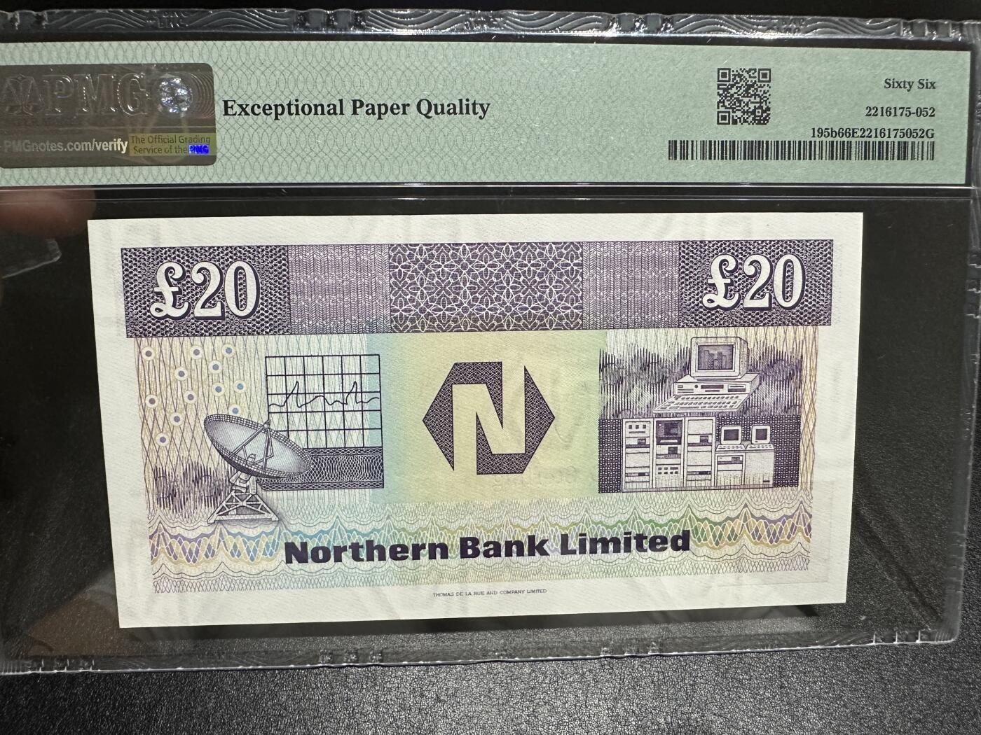 《外钞收藏家》第三百八十二期 1990年北爱尔兰北方银行10镑 PMG66