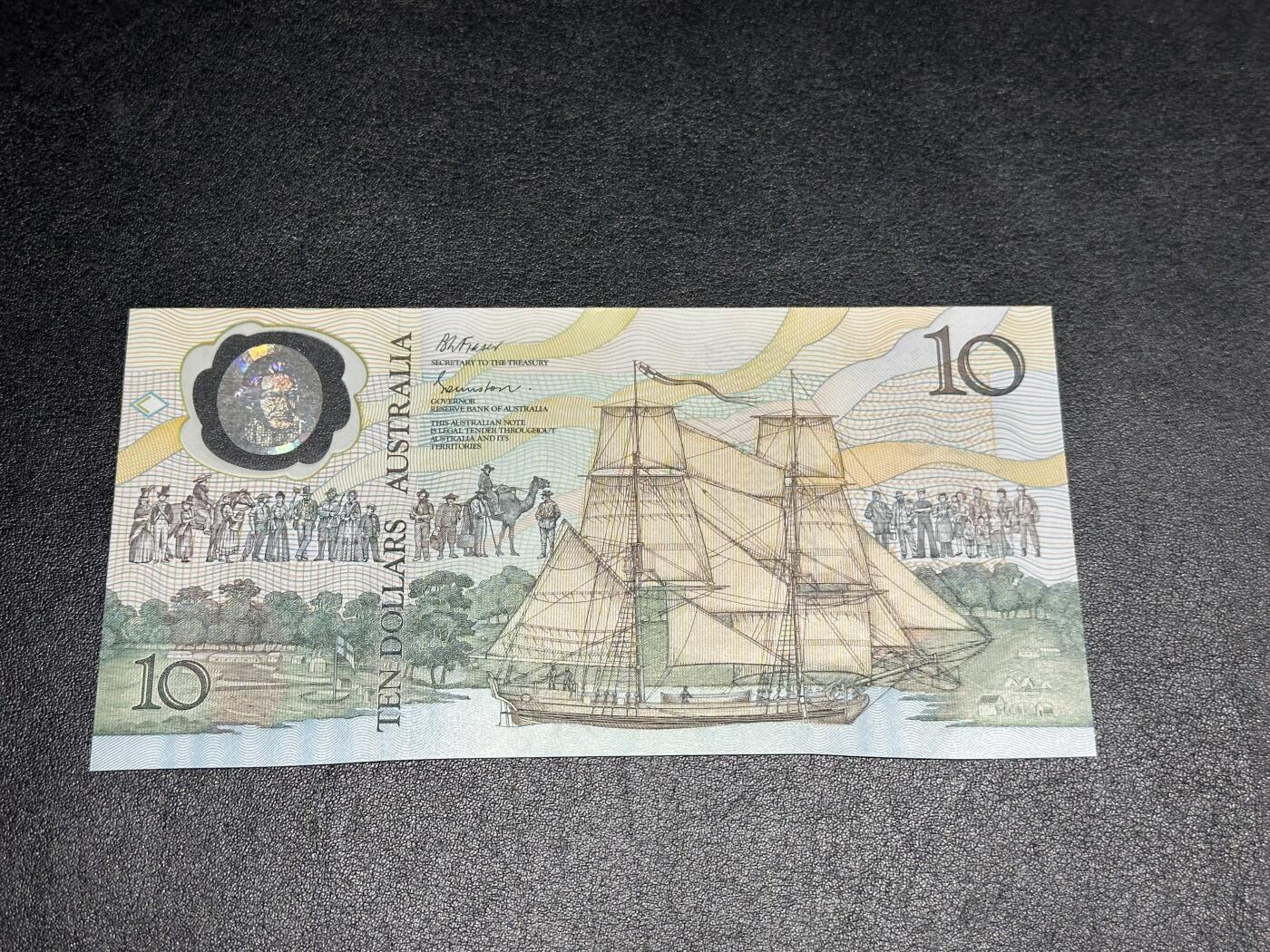 《外钞收藏家》第三百八十三期 澳大利亚10刀 AU品相 纪念钞
