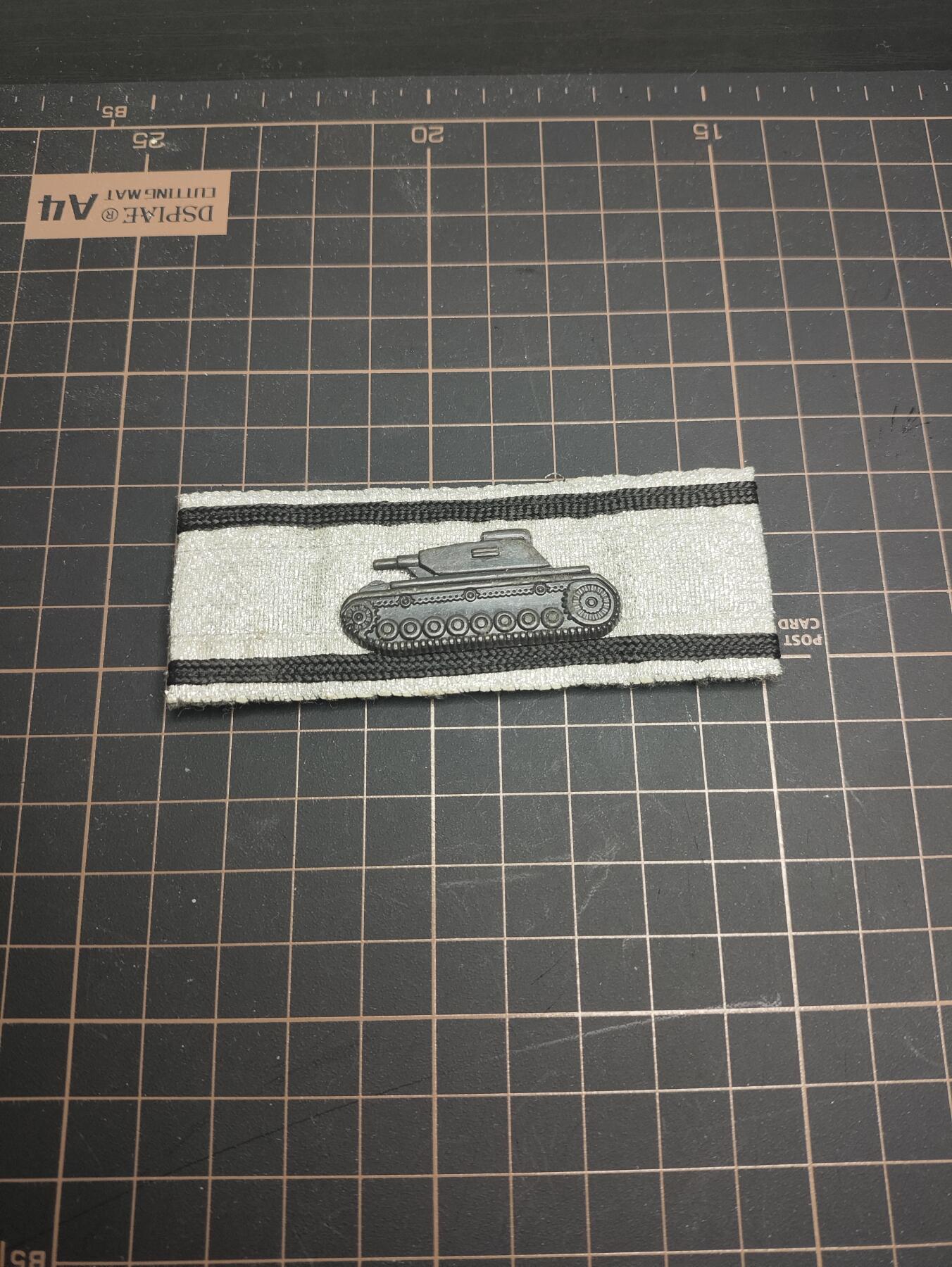 仁孝堂徽章红藏拍卖(第五场) 二战德军 坦克击毁臂章 国外购入仿品