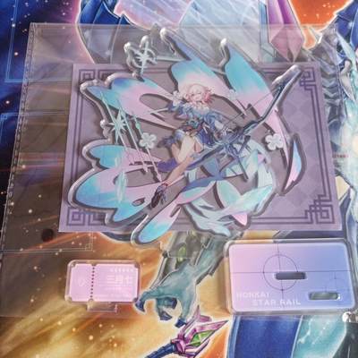 【游宝卡牌】龙年第三季预热场 七月正式开启第三季 - 星穹铁道-三月七 水晶立牌 [全新未使用]