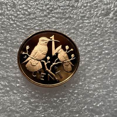 🌹外币初藏🌹🐯第41场 每周二四六晚8️⃣点 - 英属维尔京群岛1974年一分 精制币