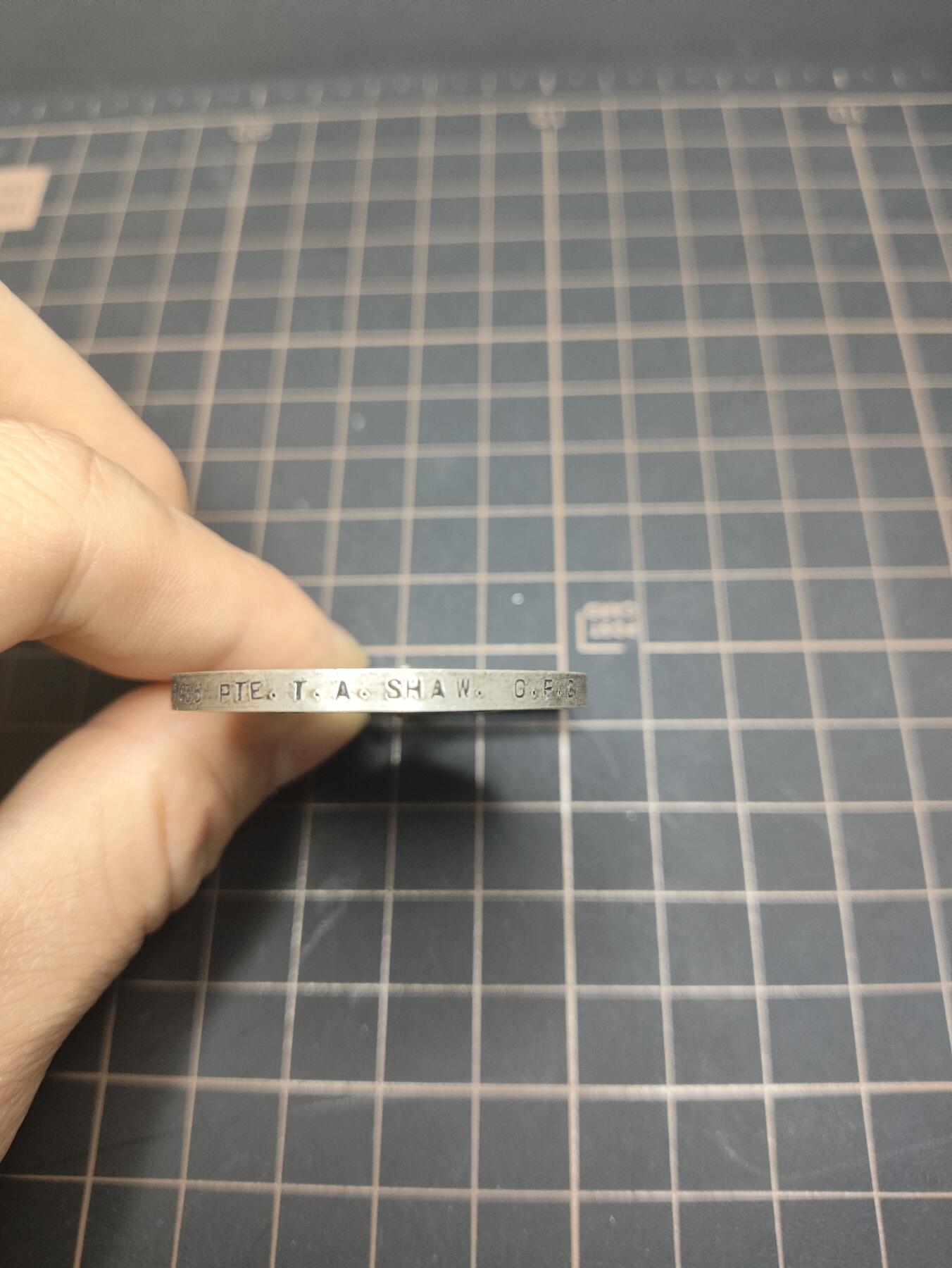 仁孝堂徽章红藏拍卖(第五场) 一战原品 英国一战奖章 银质带几十页档案 授予加拿大军人