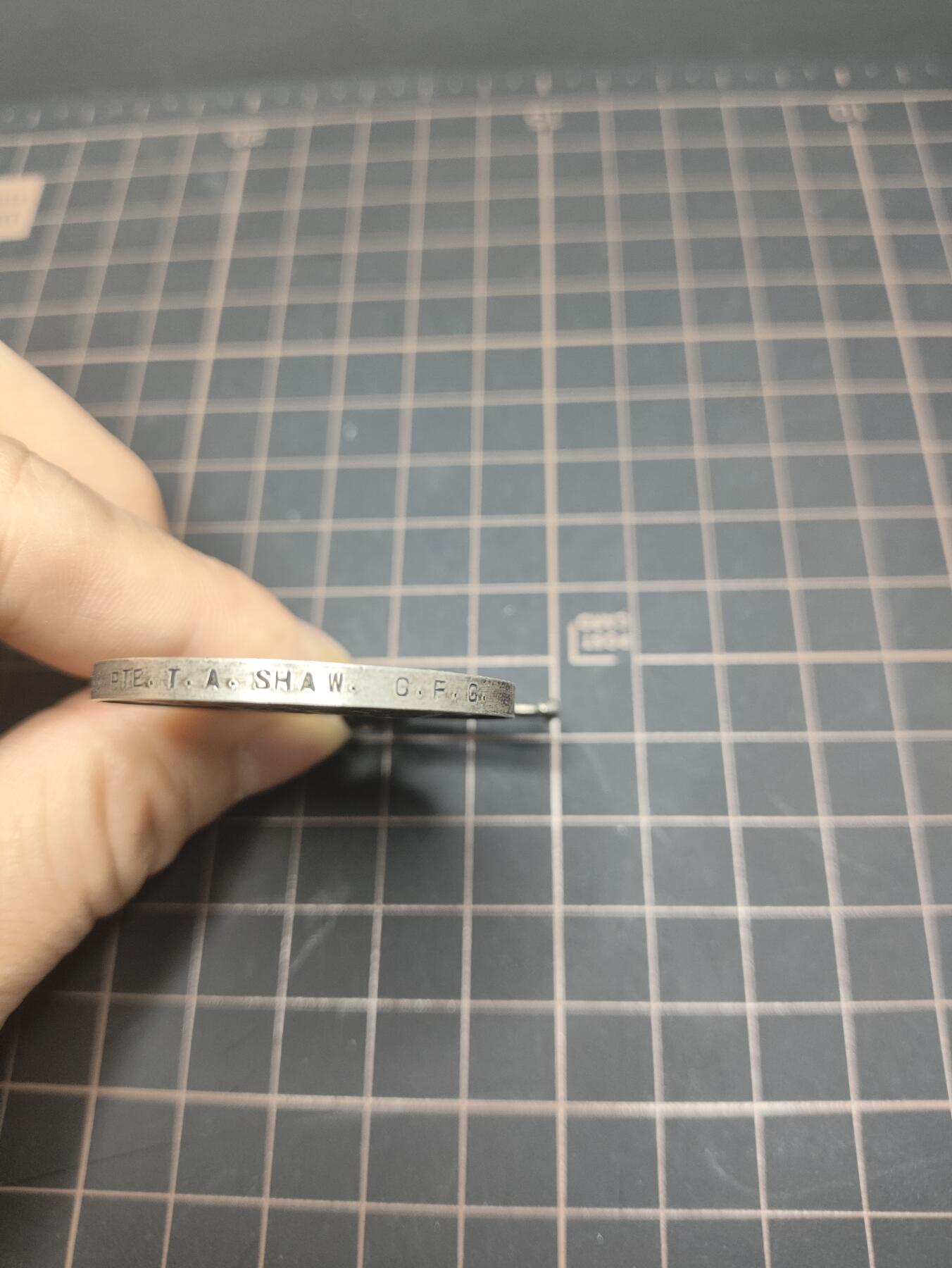 仁孝堂徽章红藏拍卖(第五场) 一战原品 英国一战奖章 银质带几十页档案 授予加拿大军人