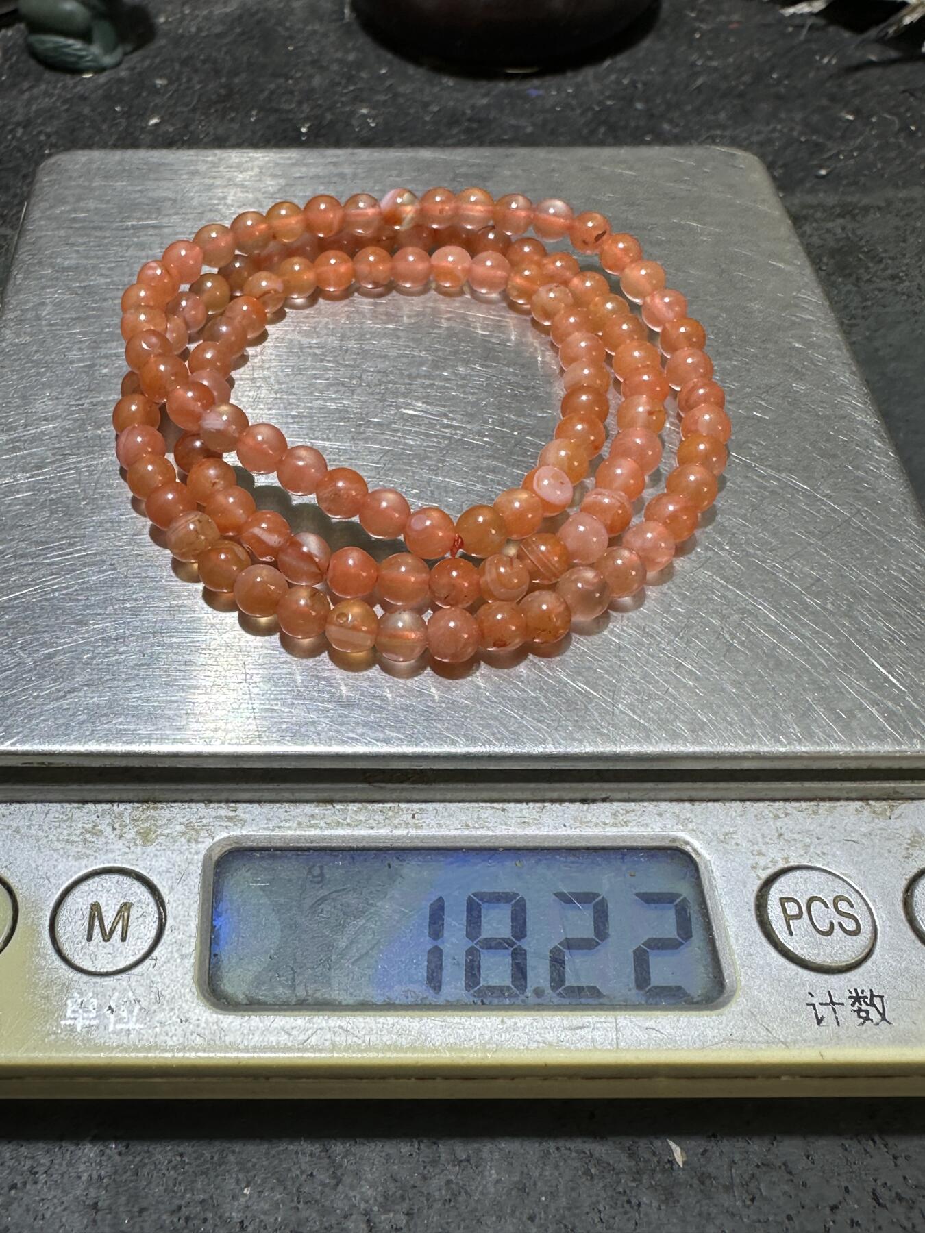 放福利！川料南红玛樱桃红108手串一条！