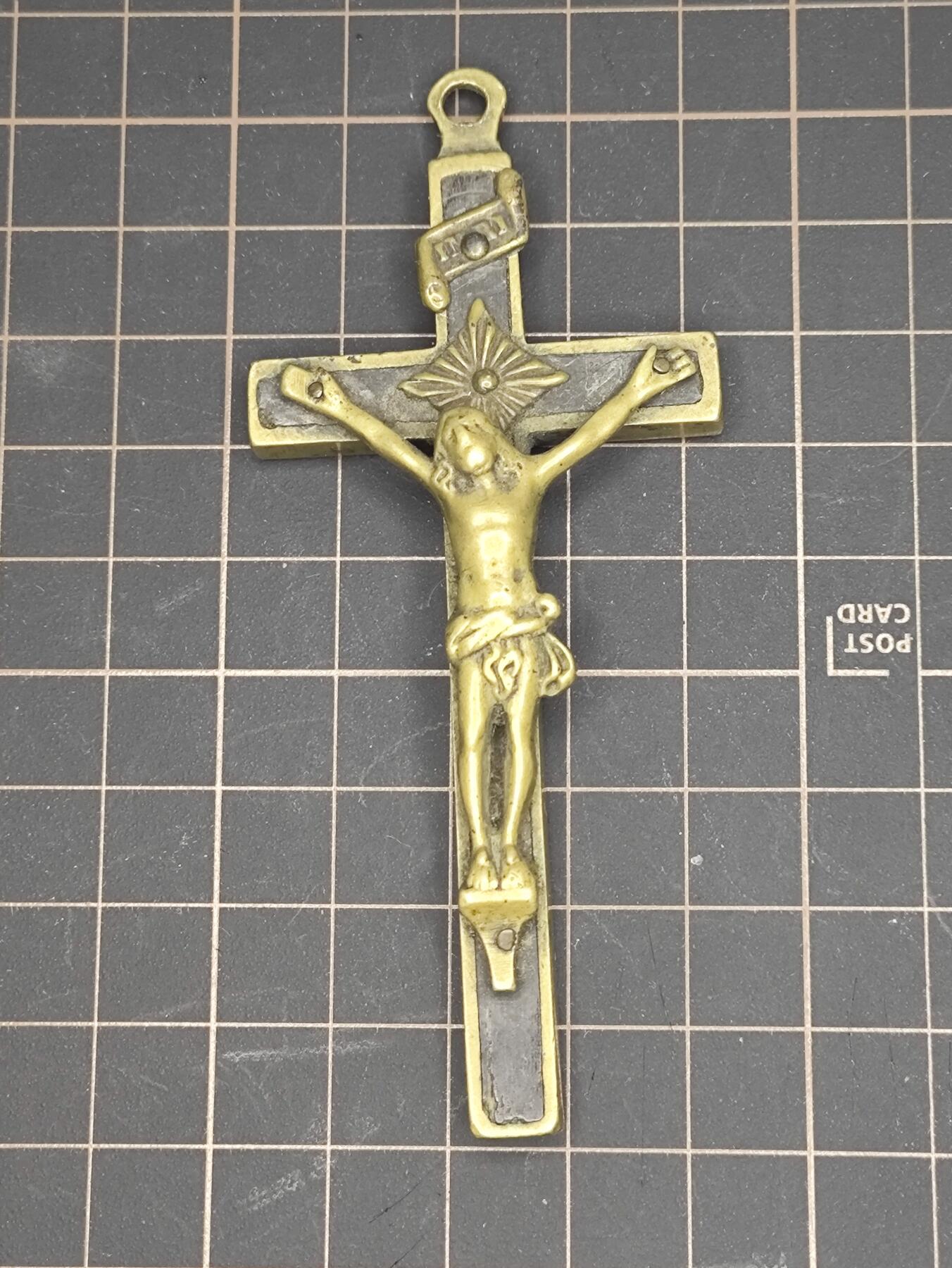 仁孝堂徽章红藏拍卖(第五场) 一战德军 战地牧师十字架 原品铜制包木