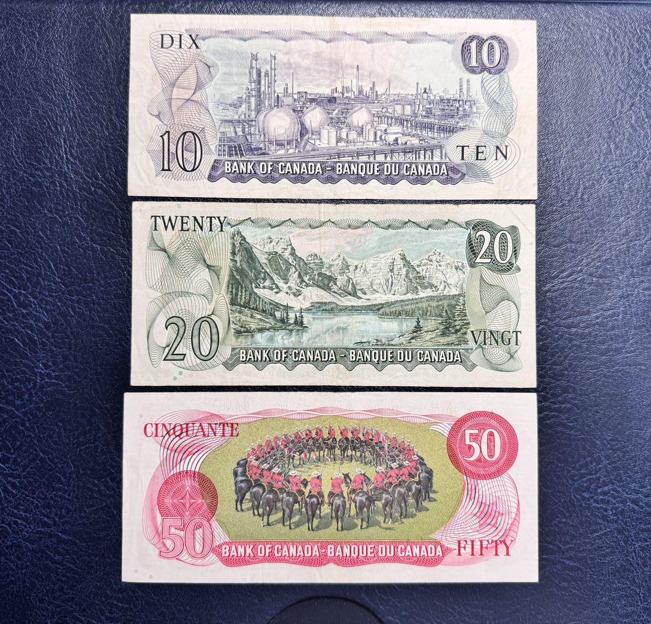 收藏联盟Quantum Auction 第356期拍卖  加拿大1969-75年10-50元 品相如图 