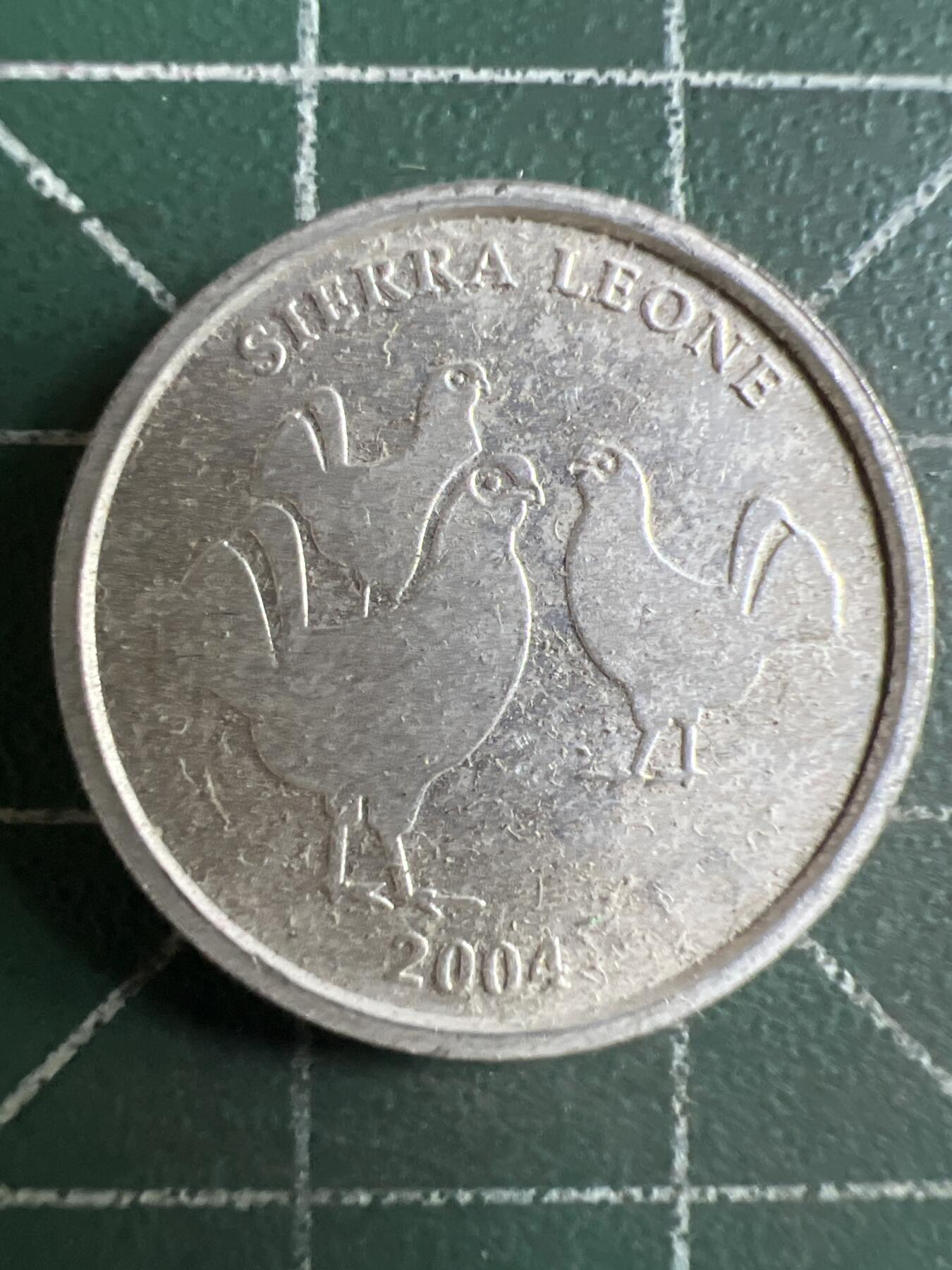 第634期 硬币专场 （无押金，捡漏，全场50包邮，偏远地区除外，接收代拍业务，本店十天发一次货） 塞拉利昂5利昂