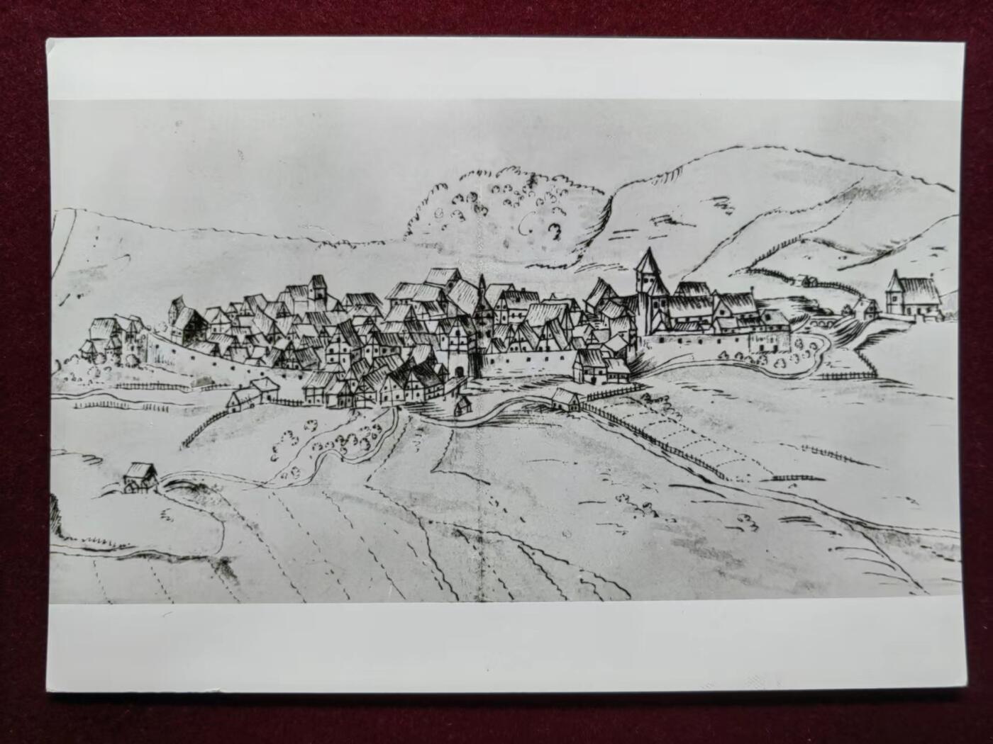 联合阁邮币社™ ——“明信片专场” 炭笔画