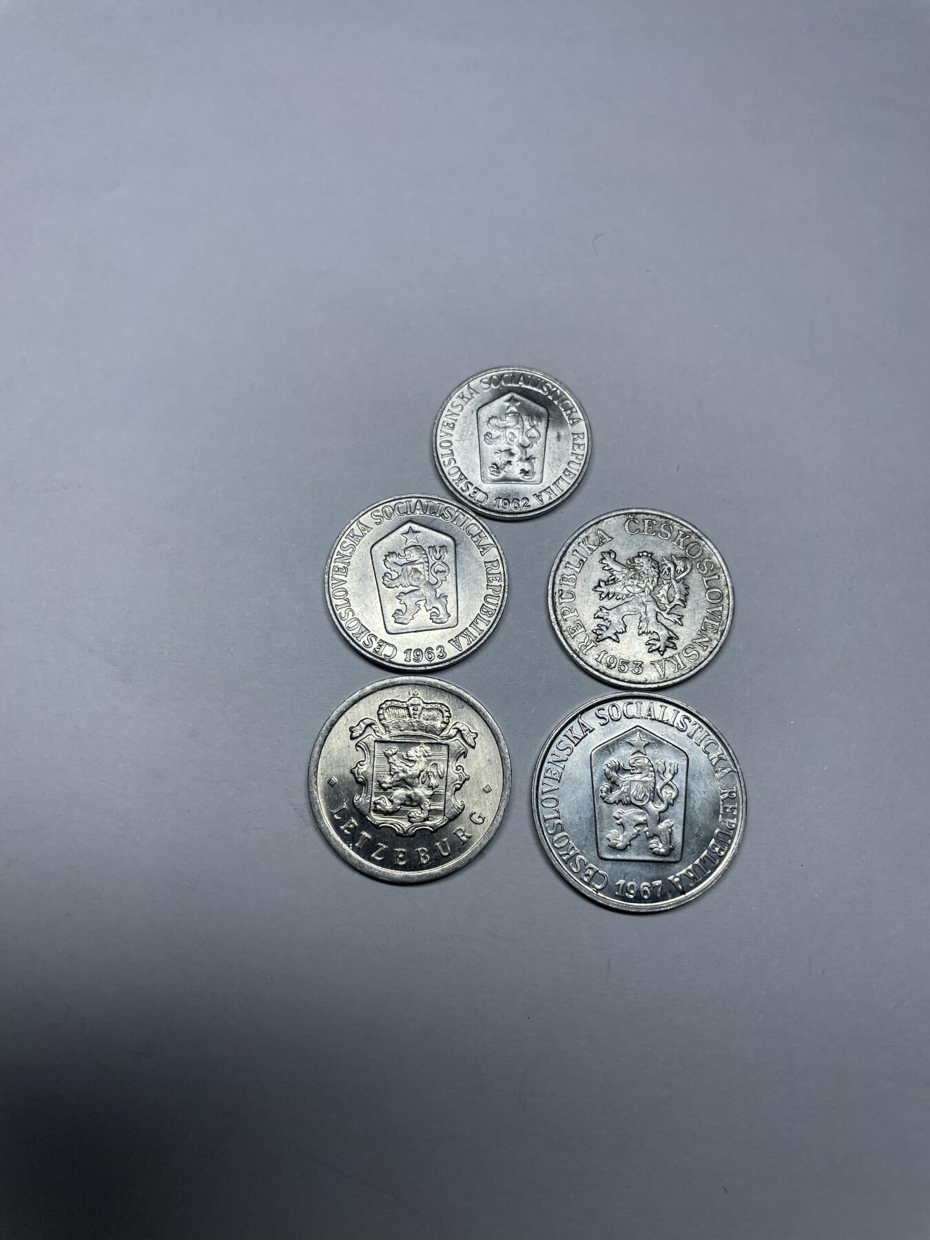 2024年集古藏今外币拍卖第九期-第9场—（总第89拍） 各国铝币5枚