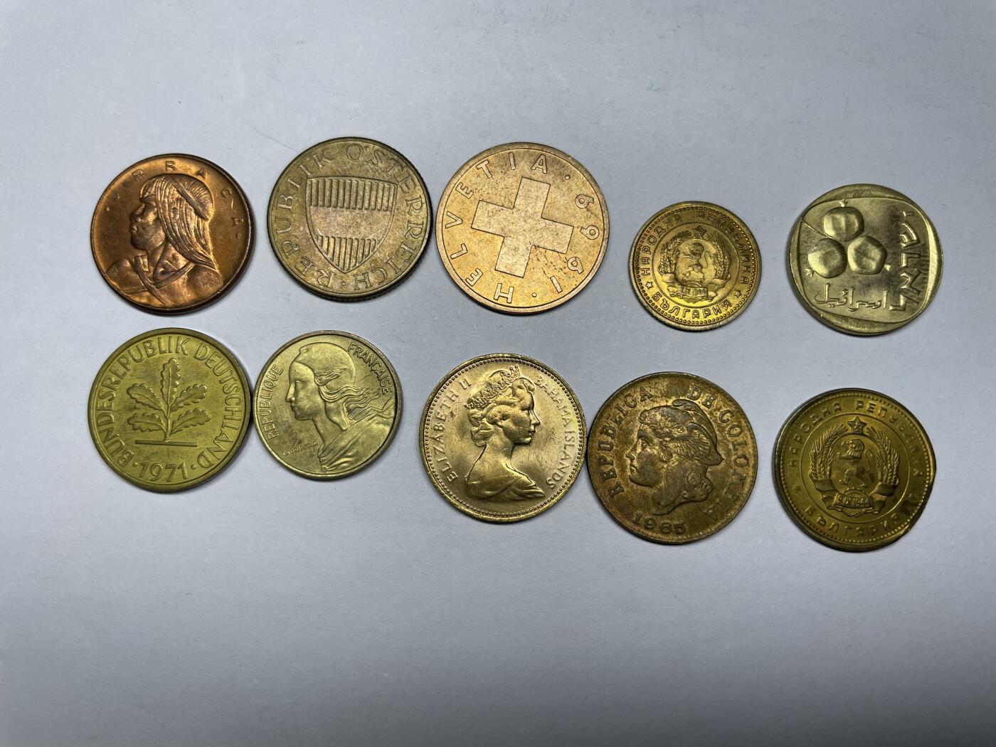 2024年集古藏今外币拍卖第九期-第9场—（总第89拍） 各国铜币10枚