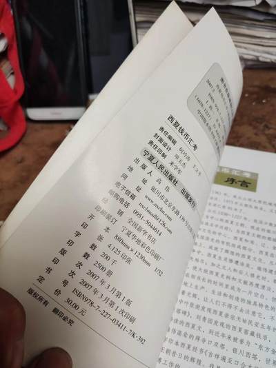 西夏钱币汇考（8.5品左右） 西夏钱币汇考（8.5品左右）