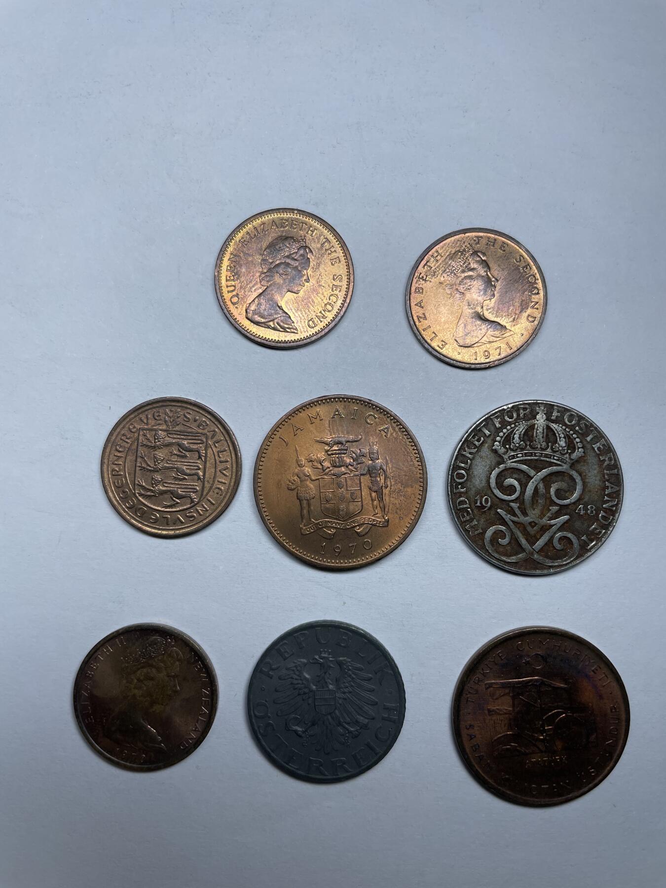 2024年集古藏今外币拍卖第九期-第9场—（总第89拍） 各国散币8枚