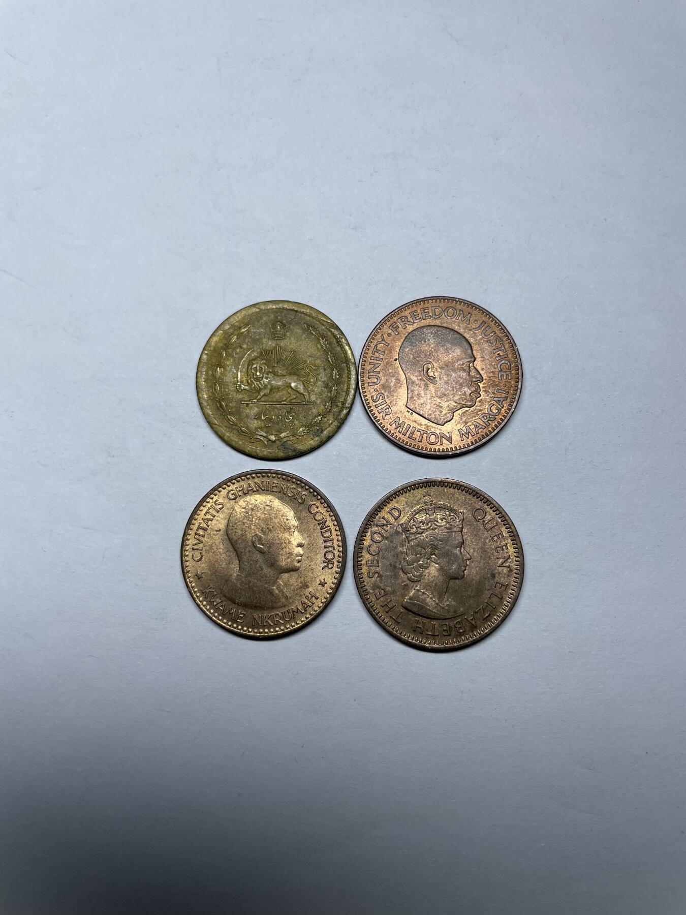 2024年集古藏今外币拍卖第九期-第9场—（总第89拍） 各国铜币四枚