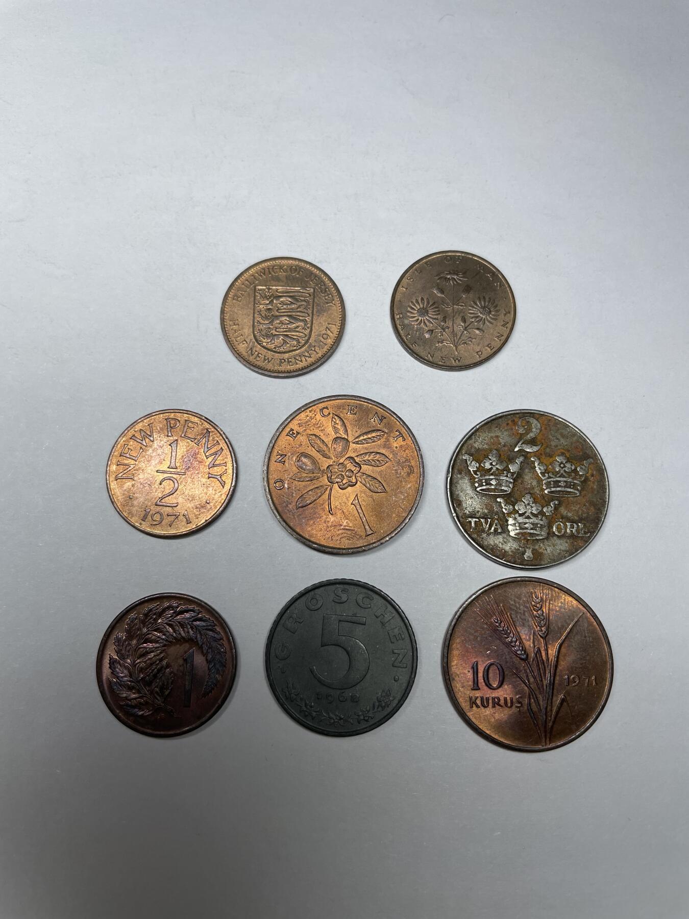 2024年集古藏今外币拍卖第九期-第9场—（总第89拍） 各国散币8枚