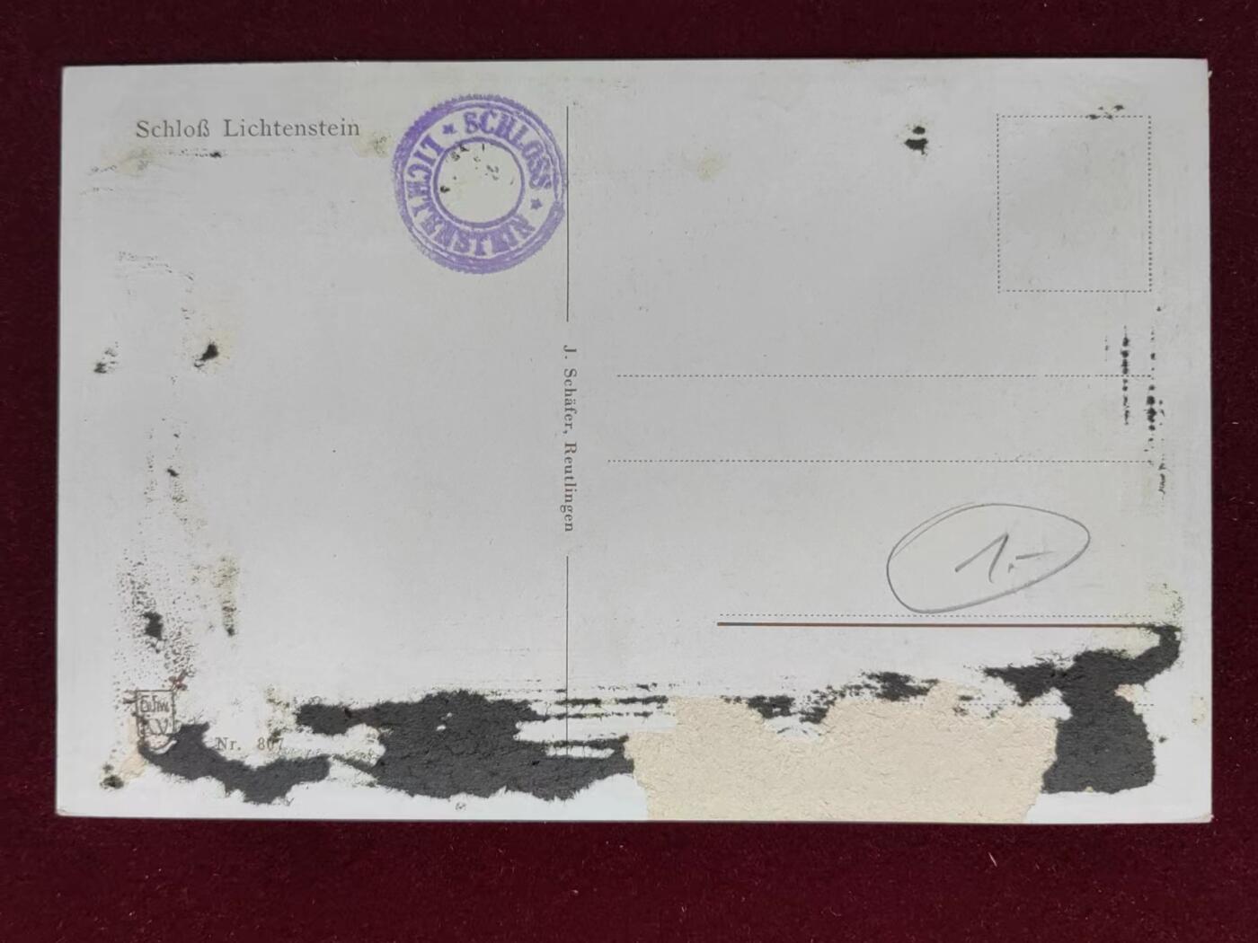 联合阁邮币社™ ——“明信片专场” 列支敦士登城堡