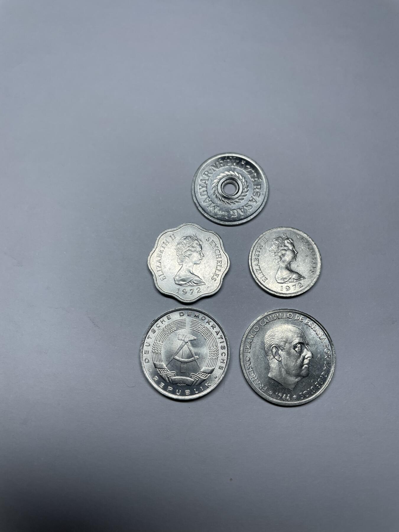 2024年集古藏今外币拍卖第九期-第9场—（总第89拍） 各国铝币5枚-02