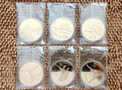 朝鲜币专场 - 精珍品《2000年悉尼奥运会》纪念币 精制铜样币 6枚套 9.9品