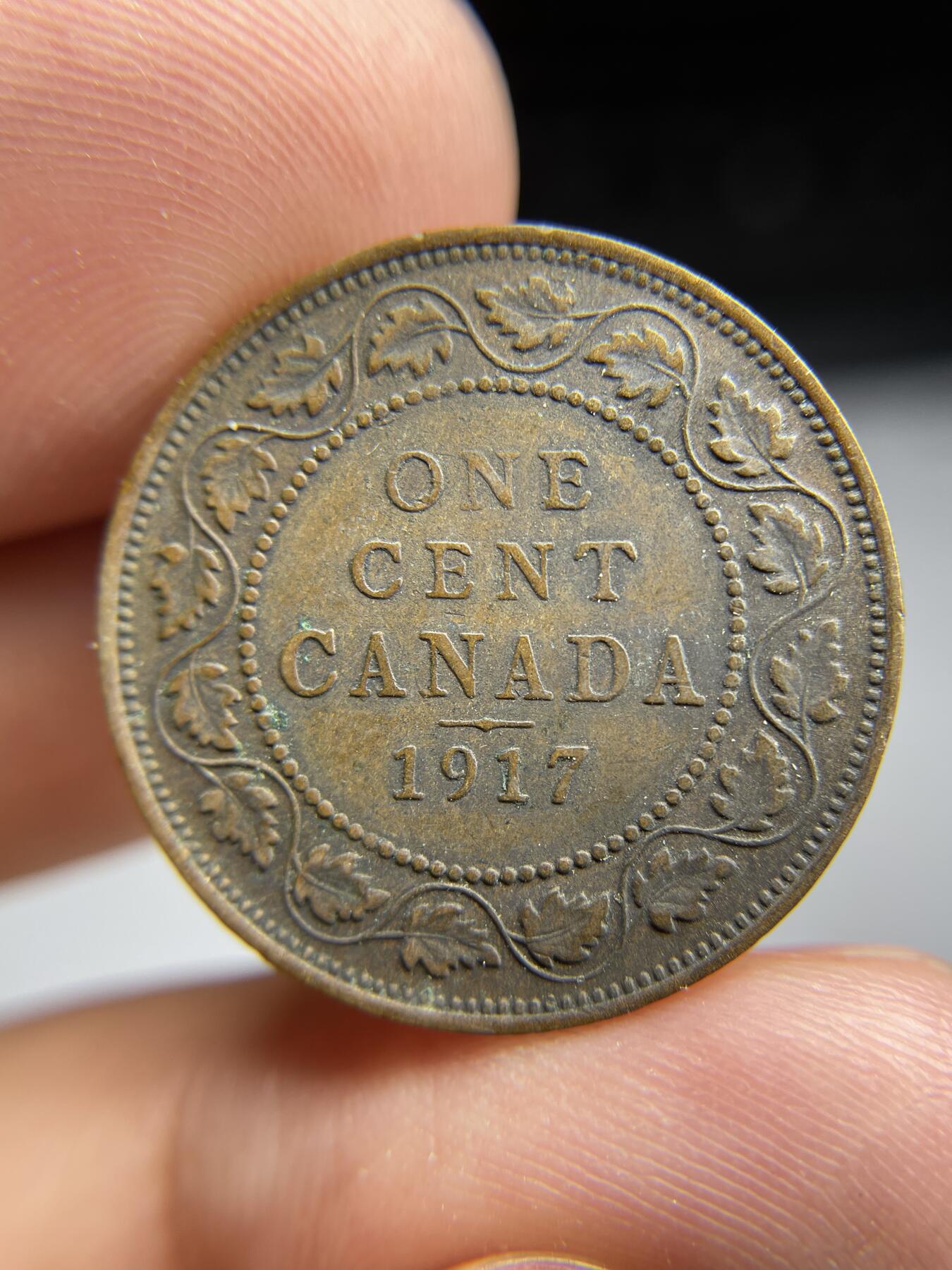 2024年集古藏今外币拍卖第九期-第9场—（总第89拍） 1917年加拿大一分