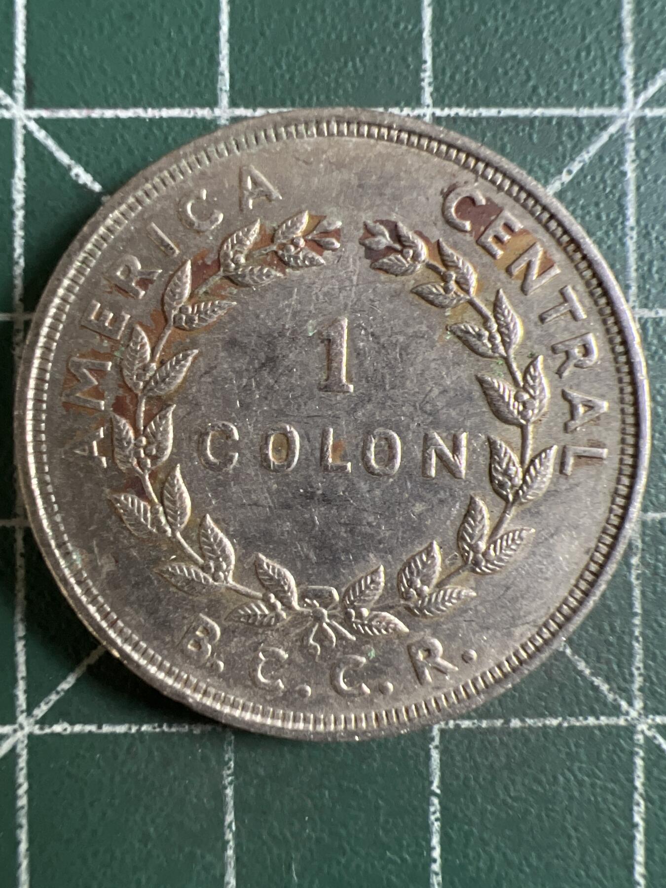 第634期 硬币专场 （无押金，捡漏，全场50包邮，偏远地区除外，接收代拍业务，本店十天发一次货） 哥斯达黎加1克朗