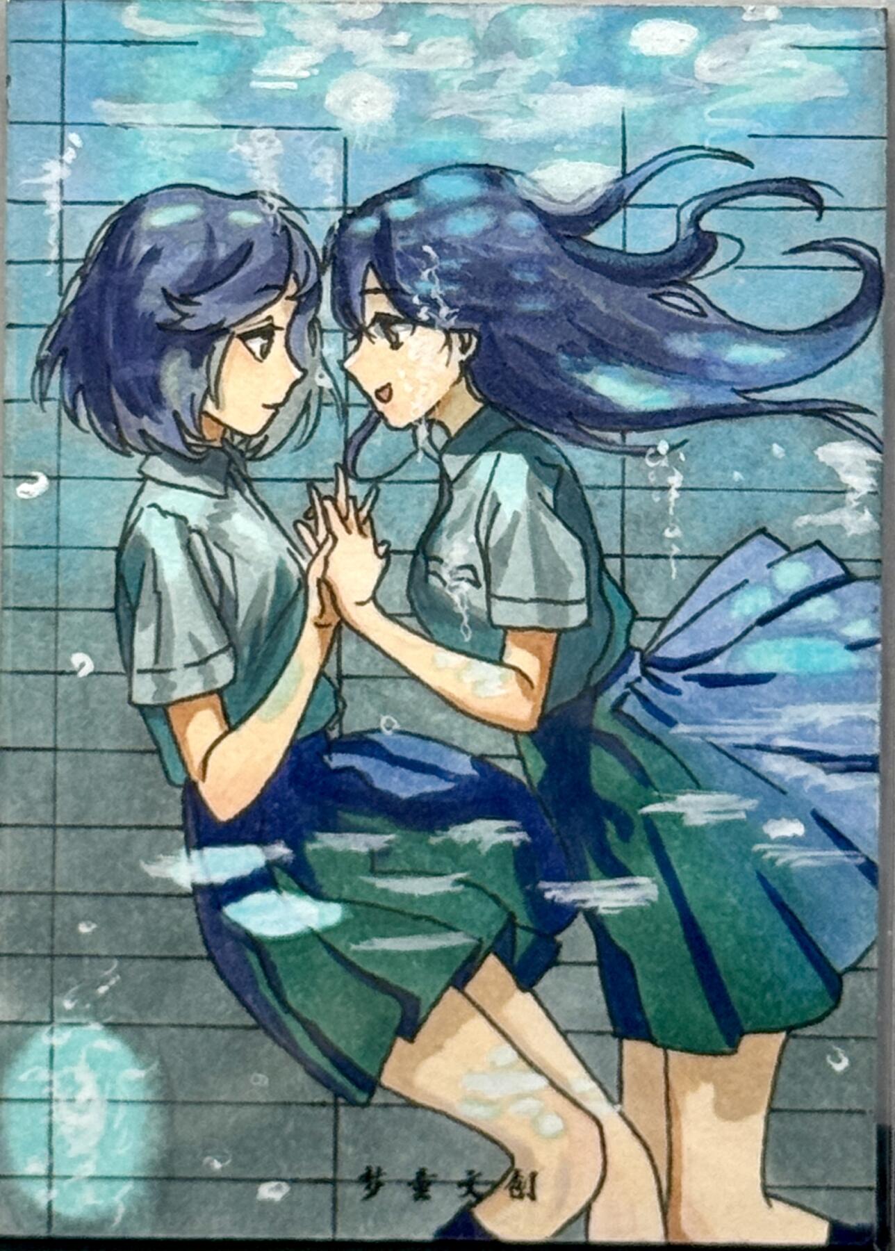 白泽拍卖卡牌专场第4期（六月精阳） 2024 梦童文创手绘卡 Twins 木青亲签
