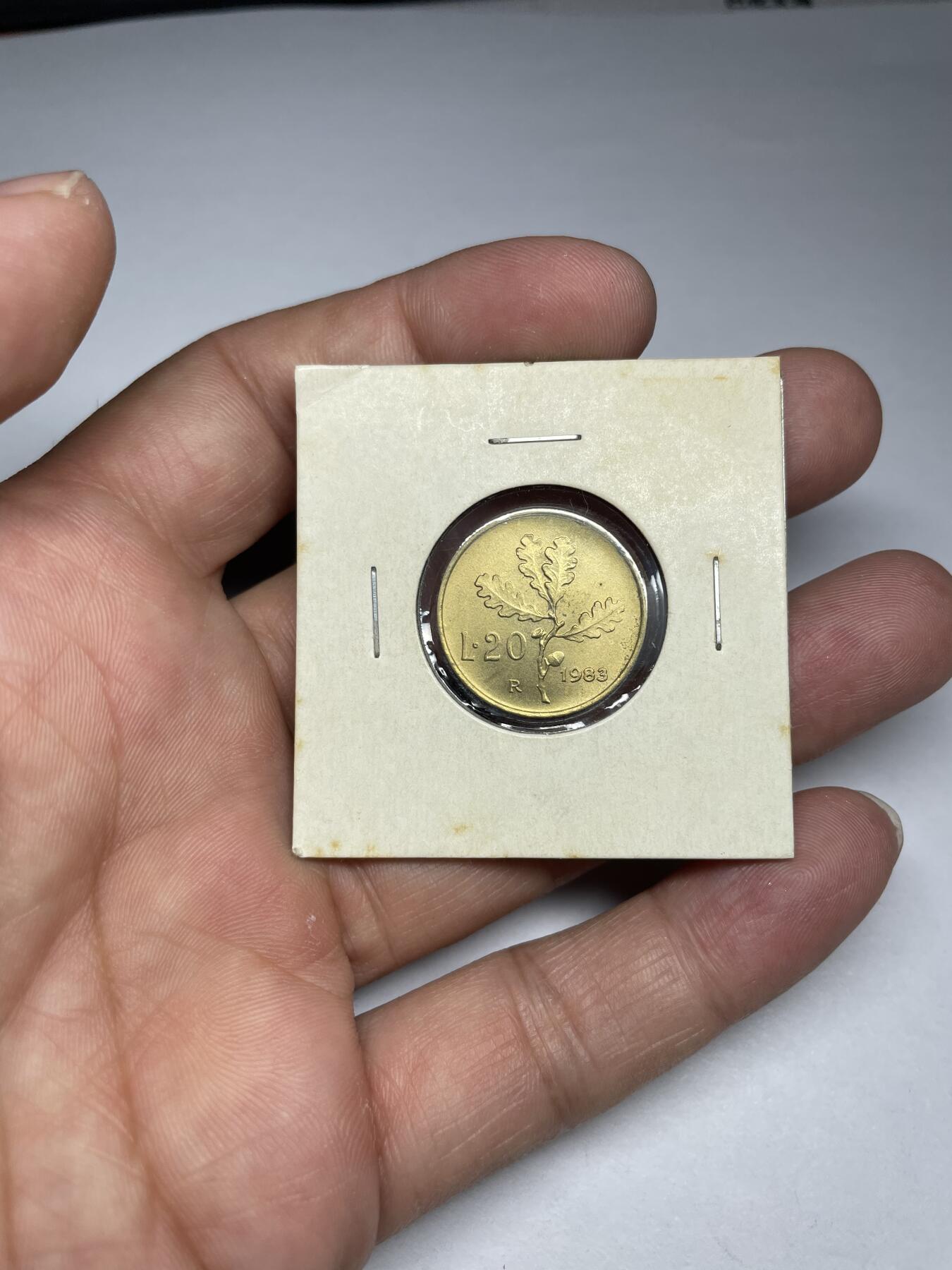 2024年集古藏今外币拍卖第九期-第9场—（总第89拍） 1983年意大利20里拉