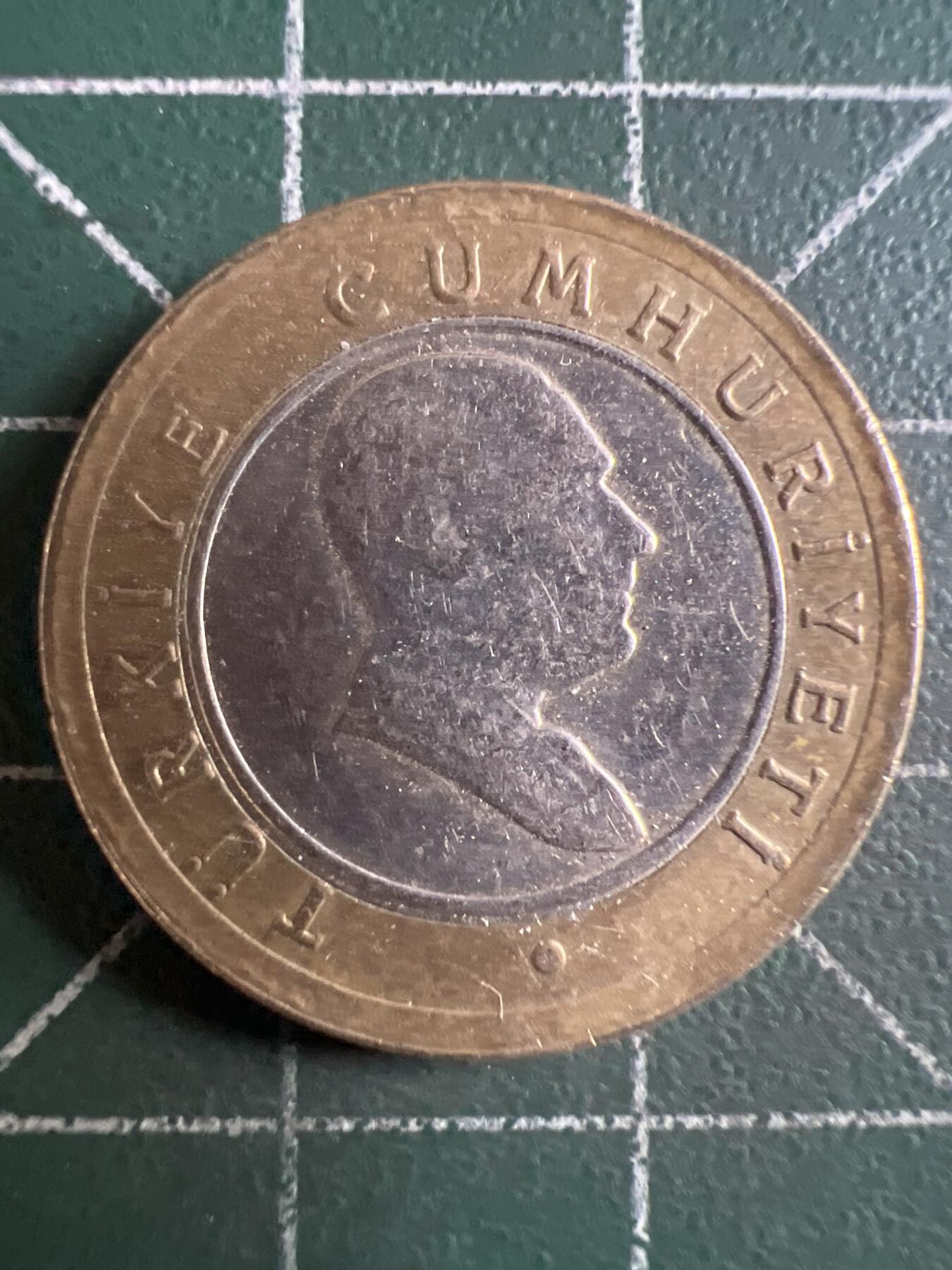 第634期 硬币专场 （无押金，捡漏，全场50包邮，偏远地区除外，接收代拍业务，本店十天发一次货） 土耳其50库鲁 双色币