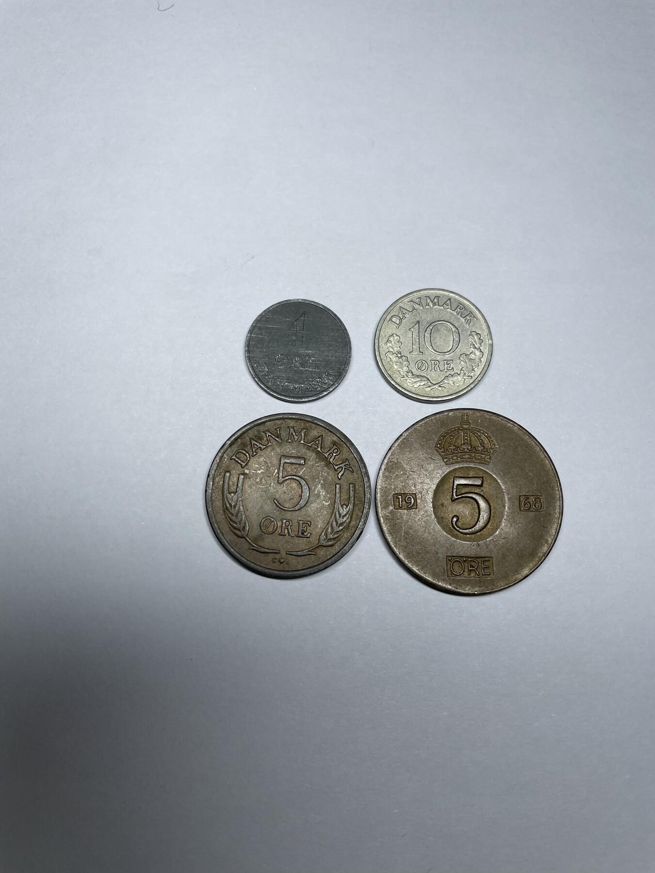 2024年集古藏今外币拍卖第九期-第9场—（总第89拍） 丹麦等四枚