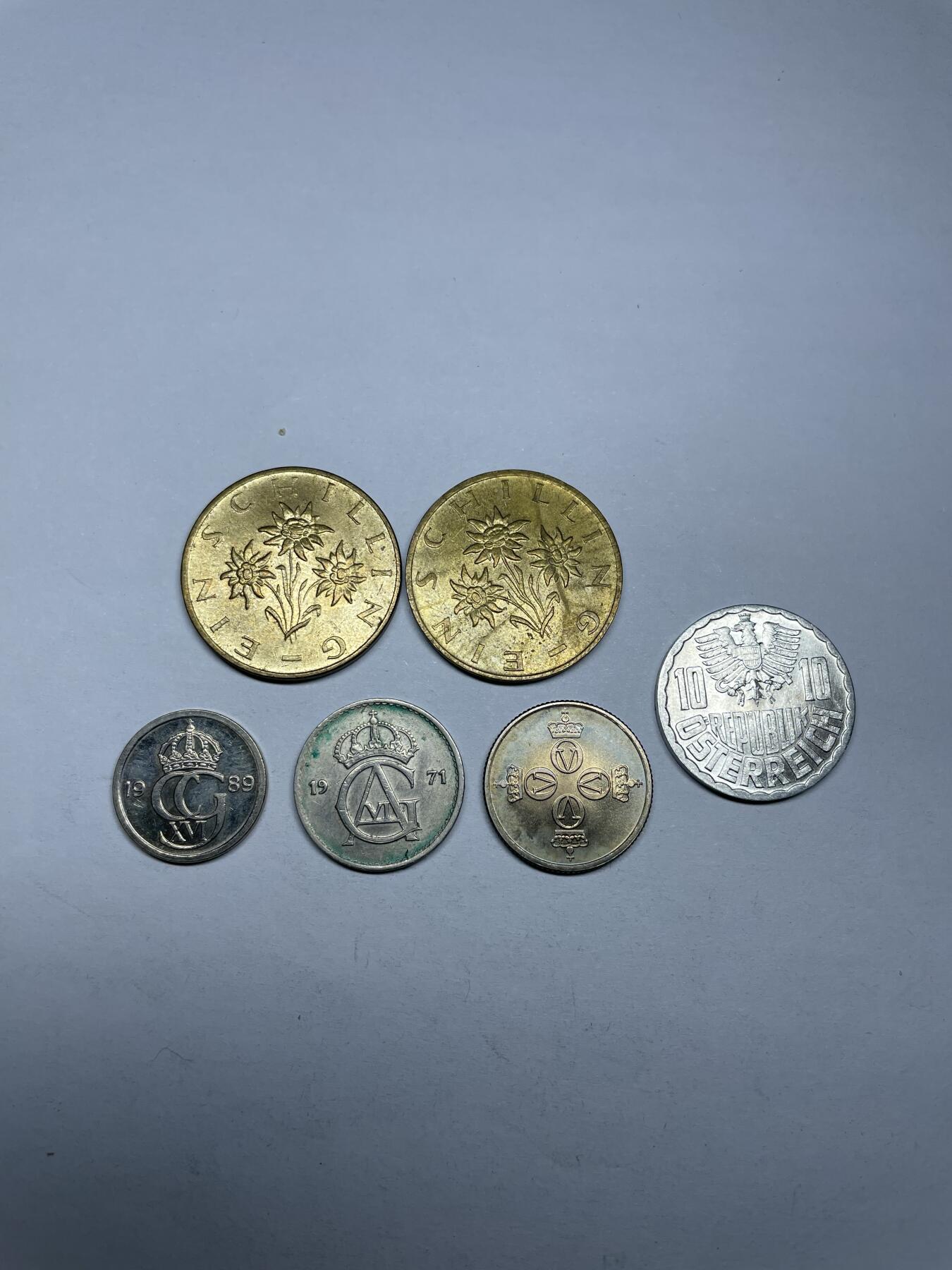 2024年集古藏今外币拍卖第九期-第9场—（总第89拍） 各国散币6枚