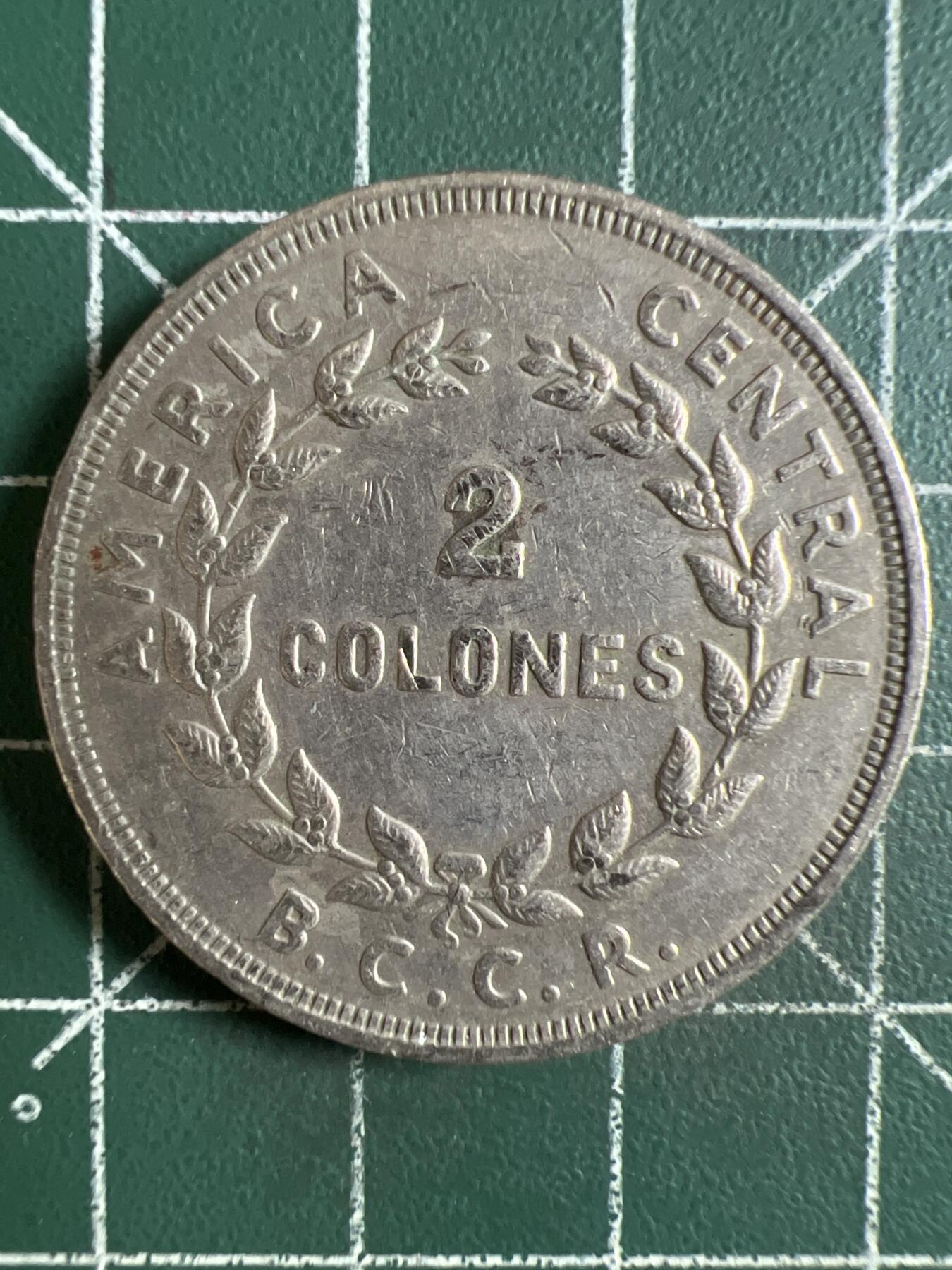 第670期 硬币专场 （无押金，捡漏，全场50包邮，偏远地区除外，接收代拍业务，本店十天发一次货） 哥斯达黎加2克朗