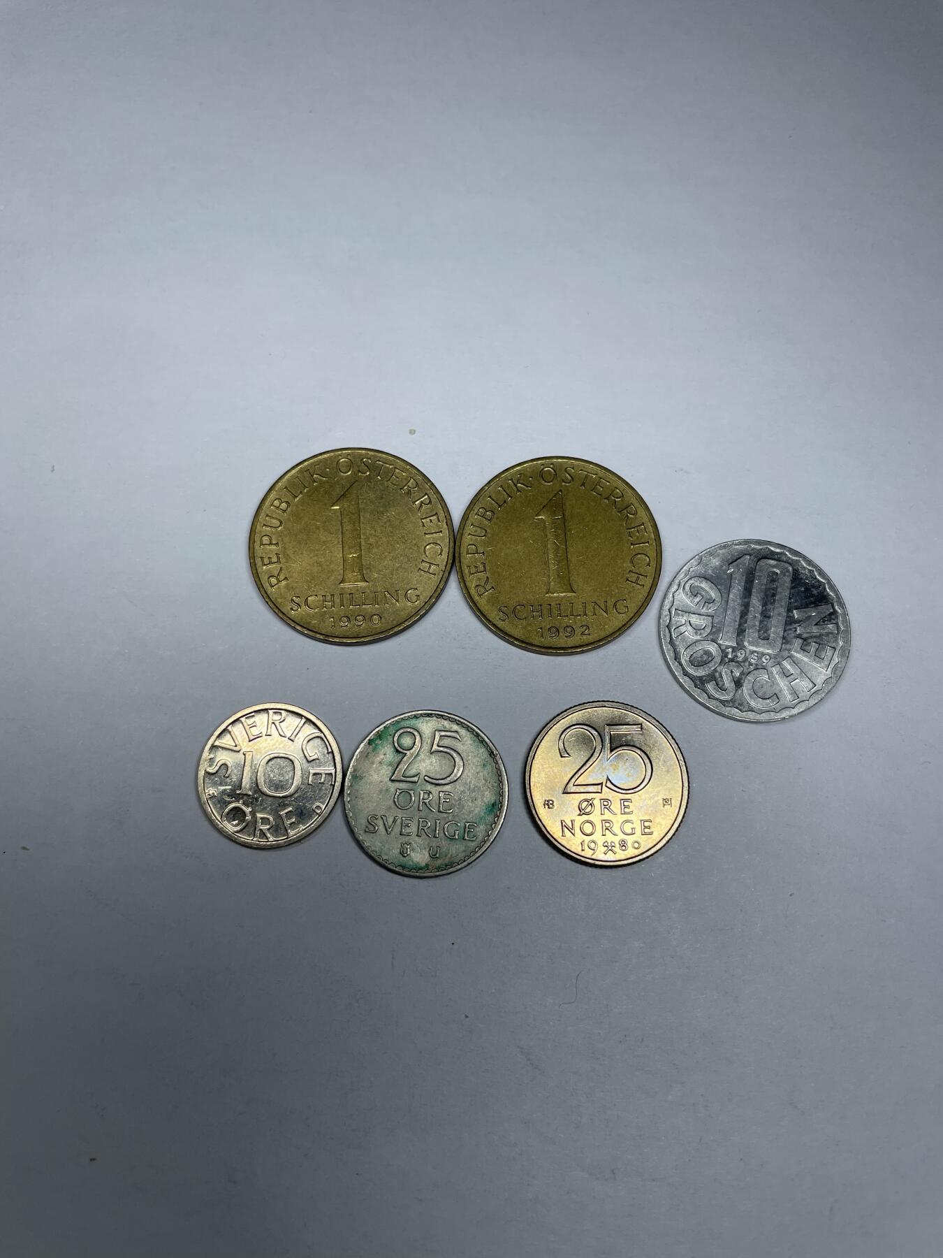 2024年集古藏今外币拍卖第九期-第9场—（总第89拍） 各国散币6枚