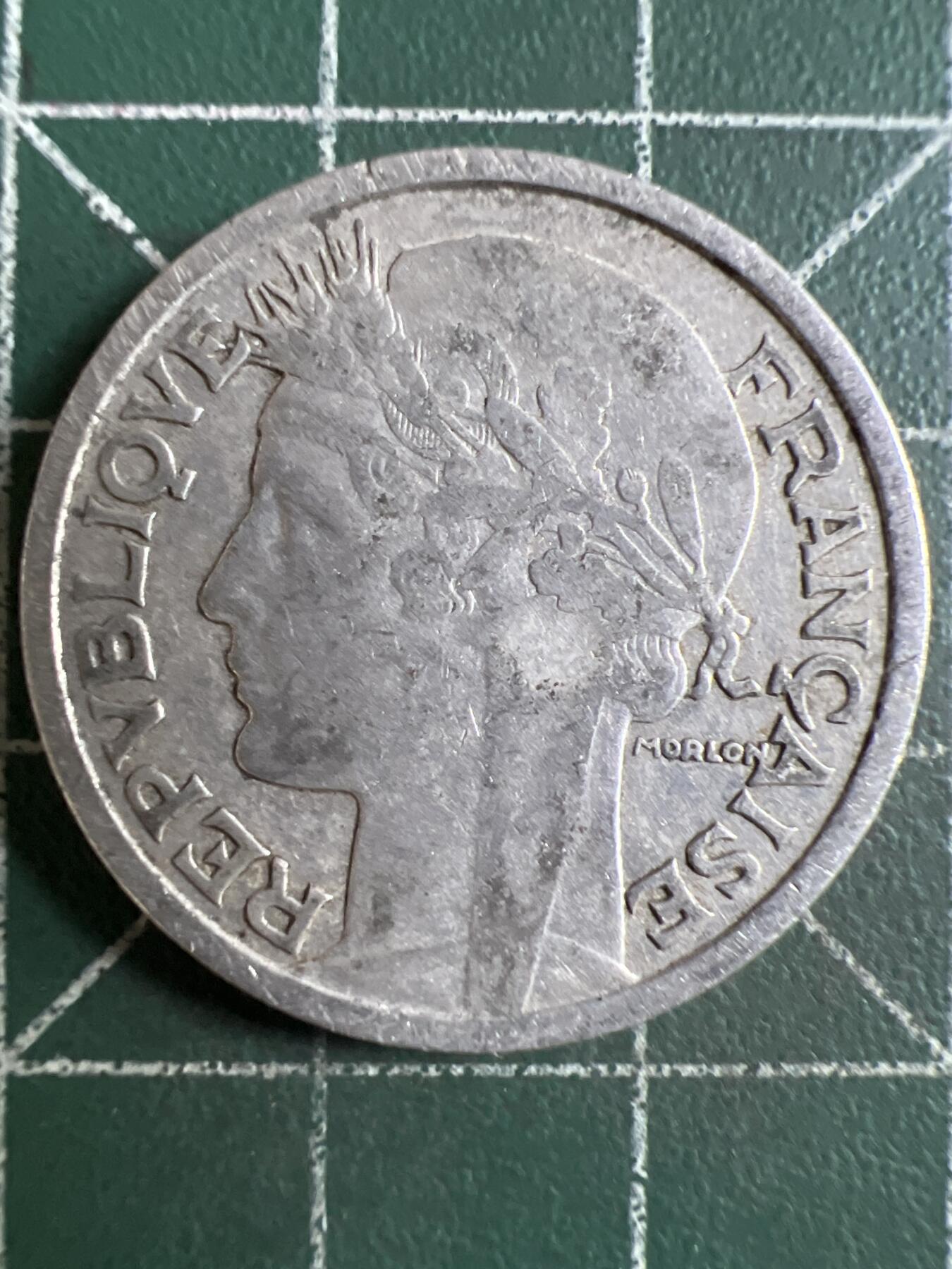 第634期 硬币专场 （无押金，捡漏，全场50包邮，偏远地区除外，接收代拍业务，本店十天发一次货） 法国2法郎