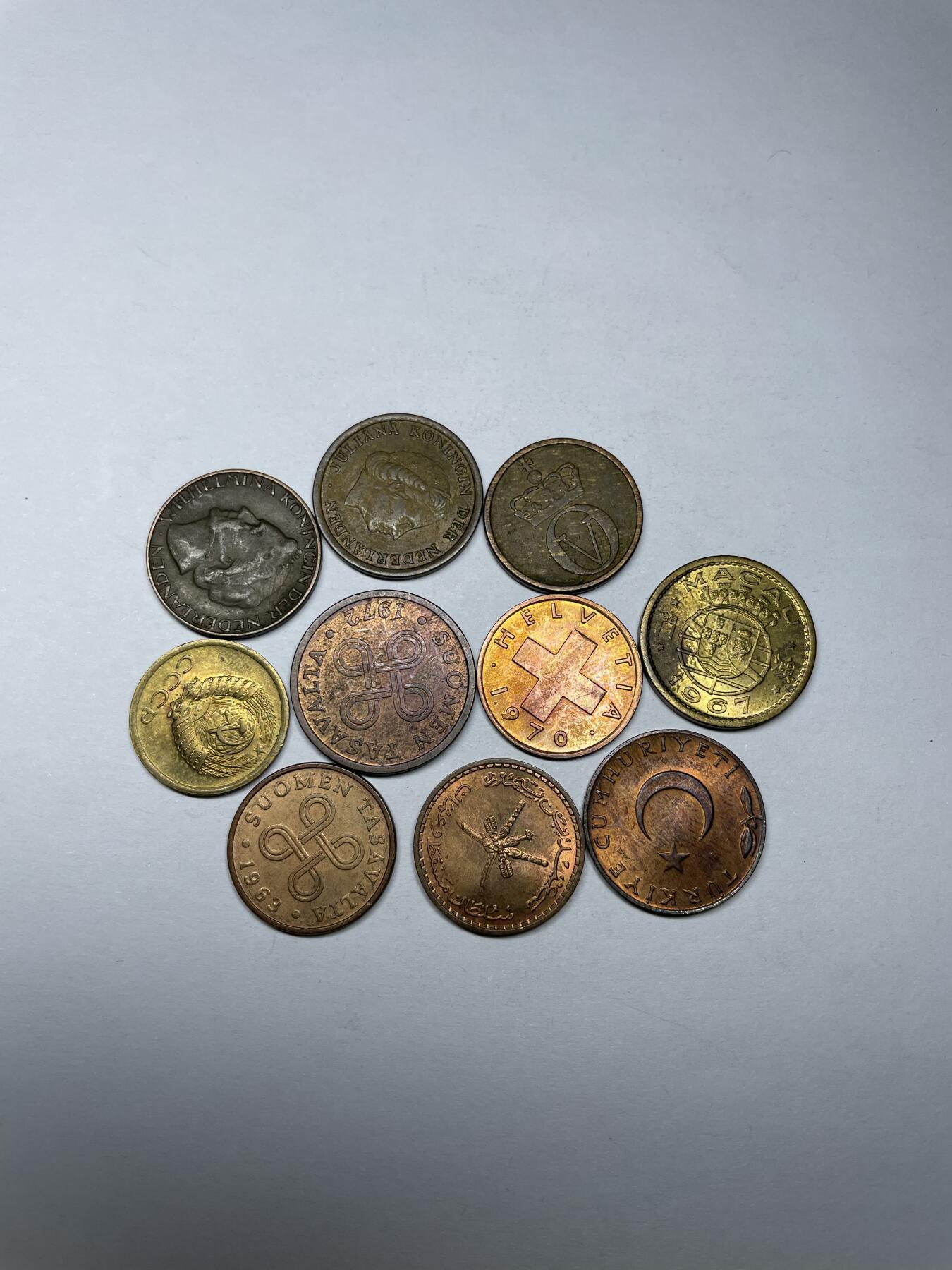 2024年集古藏今外币拍卖第九期-第9场—（总第89拍） 各国铜币10枚