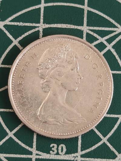 燕姐换藏第84拍 加拿大1967年建国百年豹25分银币