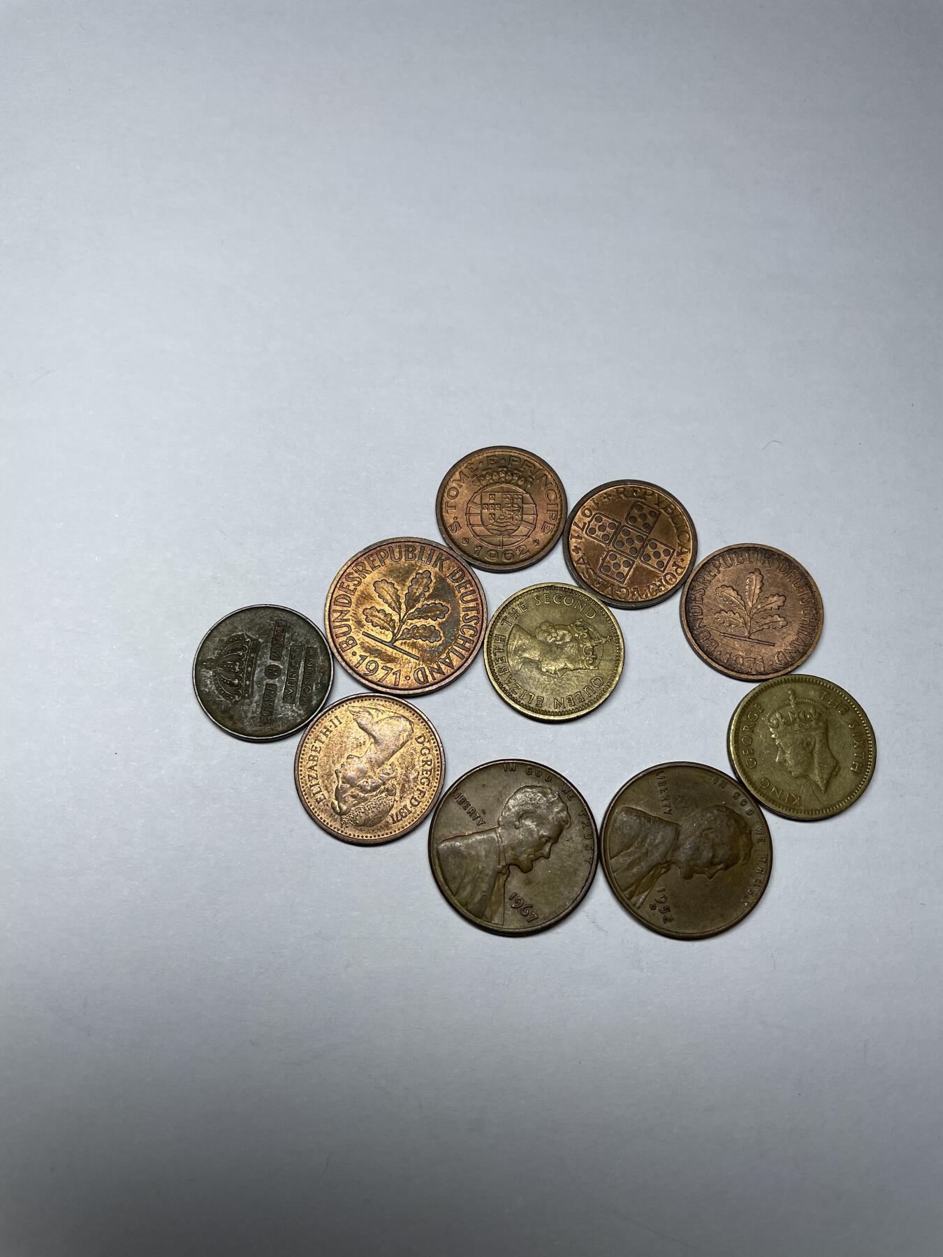 2024年集古藏今外币拍卖第九期-第9场—（总第89拍） 各国铜币10枚