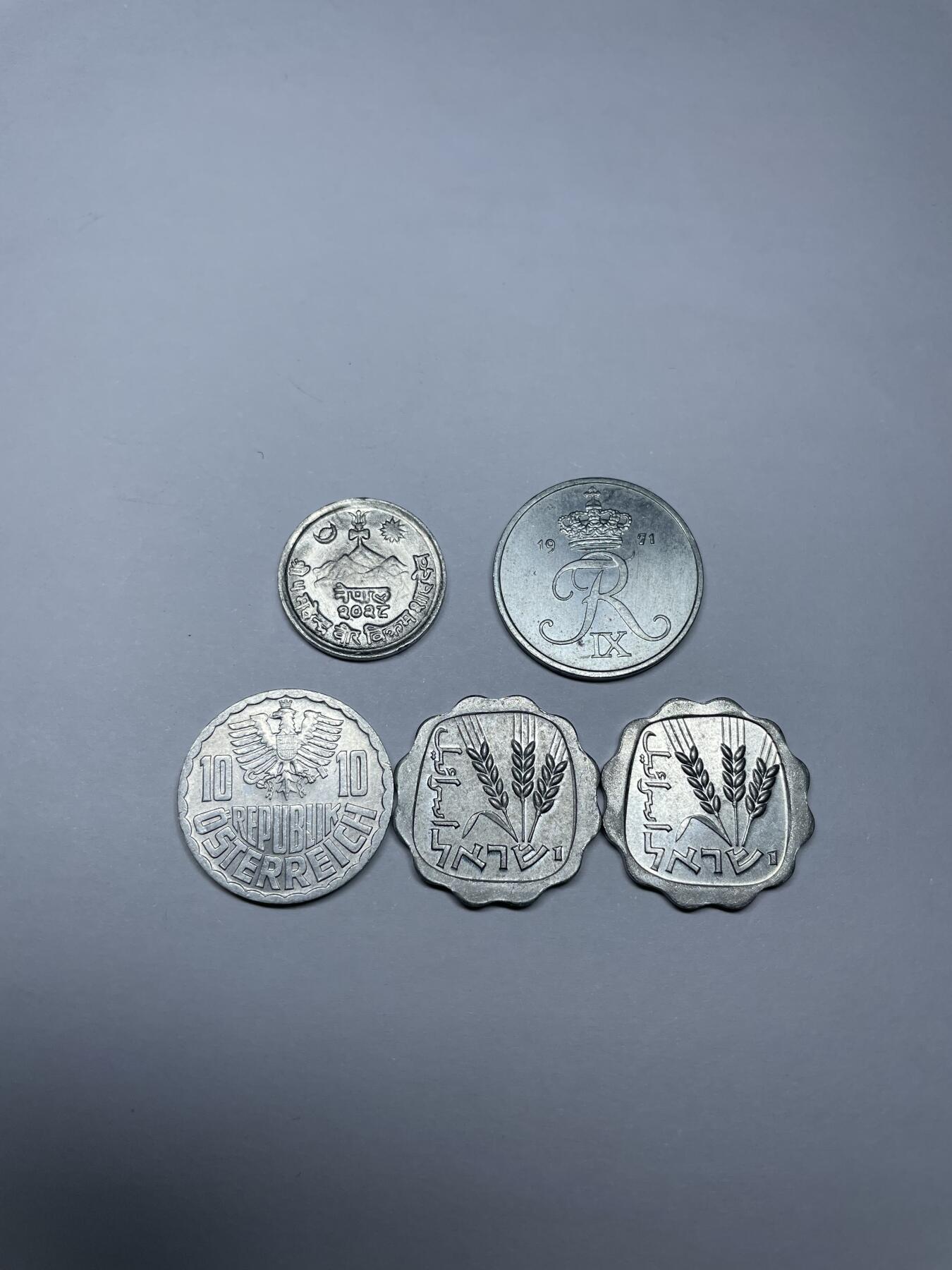 2024年集古藏今外币拍卖第九期-第9场—（总第89拍） 各国铝币5枚-04