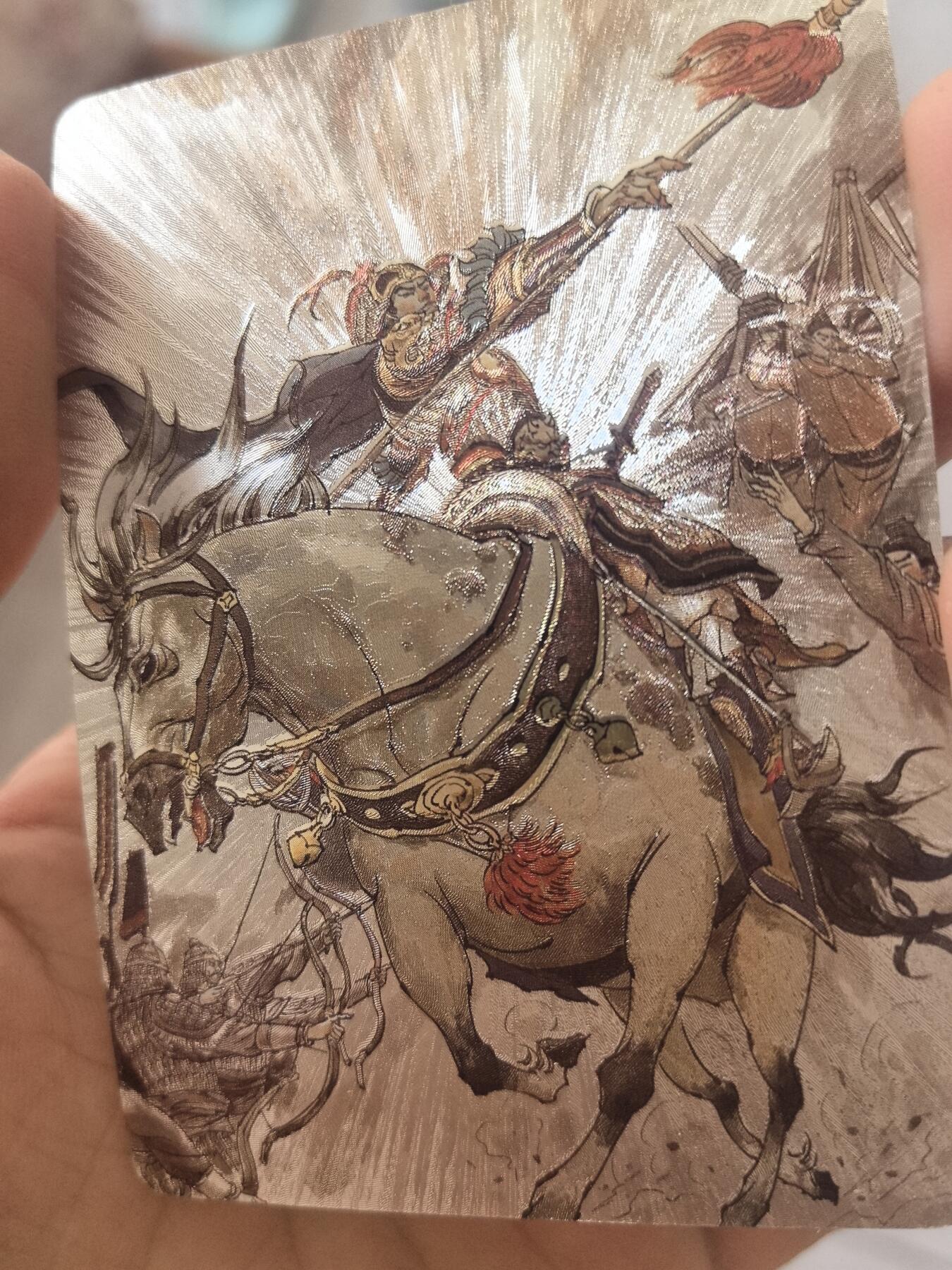 卡牌  限时专场 超吉梦 薛家将 镭射粗闪卡测试卡5张