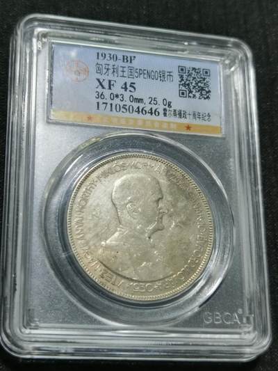 臻藏泉阁国内外钱币 - 匈牙利双天使银币