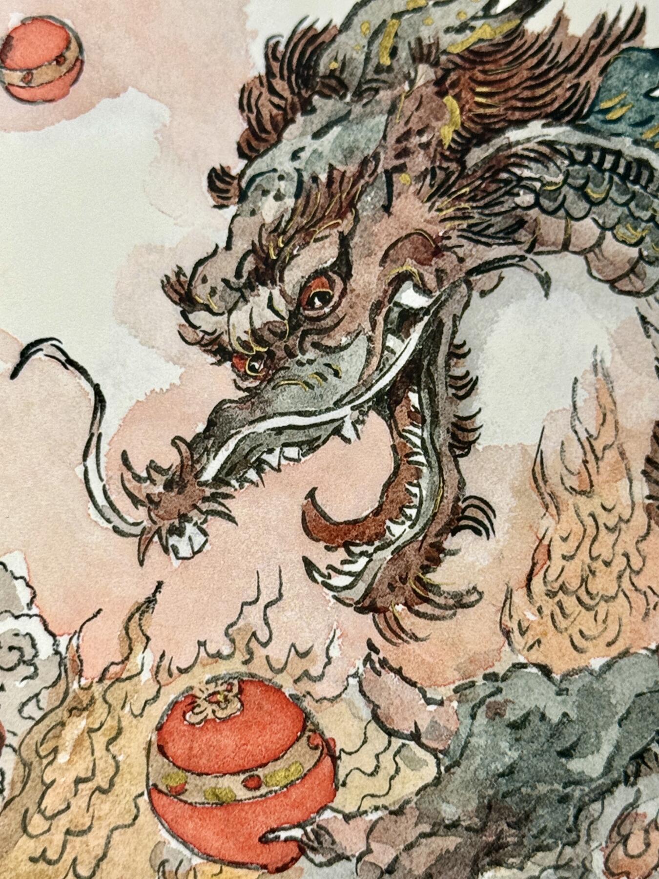 白泽拍卖卡牌专场第4期（六月精阳） 2024 戴敦邦艺术馆 神龙摆台