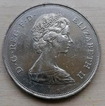 招财猫的储钱罐硬币拍卖第13场 - 英国1980年女王母亲诞辰克朗型纪念币第二枚