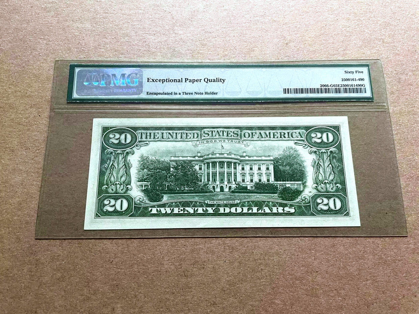 【Blue Auction】✨世界纸币精拍第498期【精】 【无47】美国 1963年20美金 PMG65EPQ 