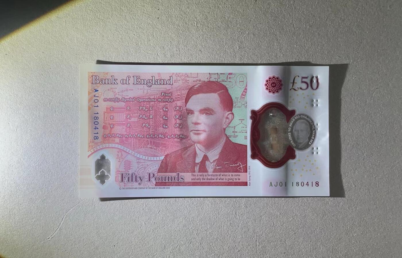 【Blue Auction】✨世界纸币精拍第498期【精】 【AJ01首发冠】英国 2024年50镑 查尔斯三世 塑料钞 全新UNC