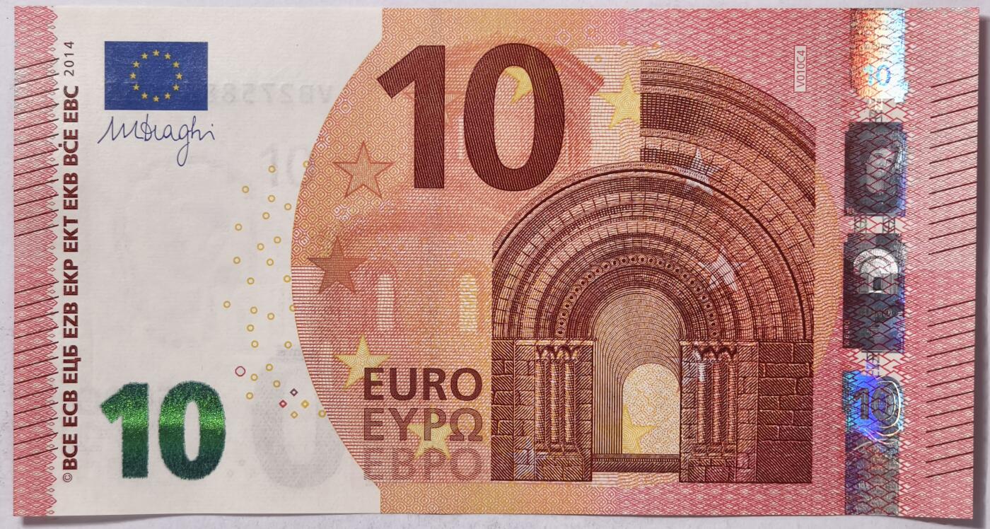紫瑗钱币——第373期拍卖——纸币场 欧元 西班牙 2014年 圣天使桥 10欧元 UNC