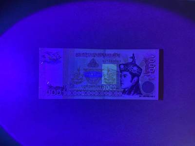 【Blue Auction】✨世界纸币精拍第498期【精】 【无47尾88】不丹 2016年1000努尔特鲁姆 纪念钞 全新UNC