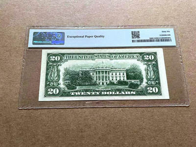 【Blue Auction】✨世界纸币精拍第498期【精】 美国 1950年20美金 PMG66EPQ 