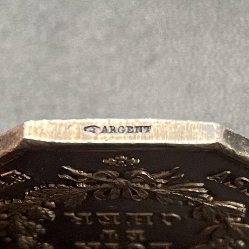 「木头集藏」章牌专场-第43期 法国火灾互助保险银章  直径：37mm，25.6 g，边铭：手指 ARGENT （1845-1860年）