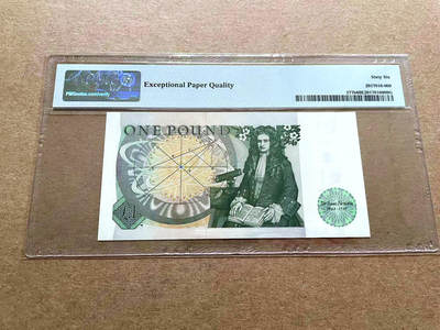 【Blue Auction】✨世界纸币精拍第498期【精】 【无47】英国 D序列 1981-84年1镑 PMG66EPQ 