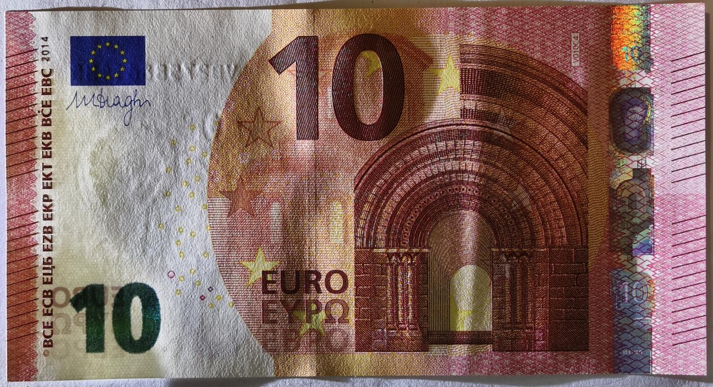 紫瑗钱币——第373期拍卖——纸币场 欧元 西班牙 2014年 圣天使桥 10欧元 UNC