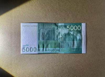 【Blue Auction】✨世界纸币精拍第498期【精】 【AA冠初版】吉尔吉斯斯坦 2009年 5000索姆 全新UNC