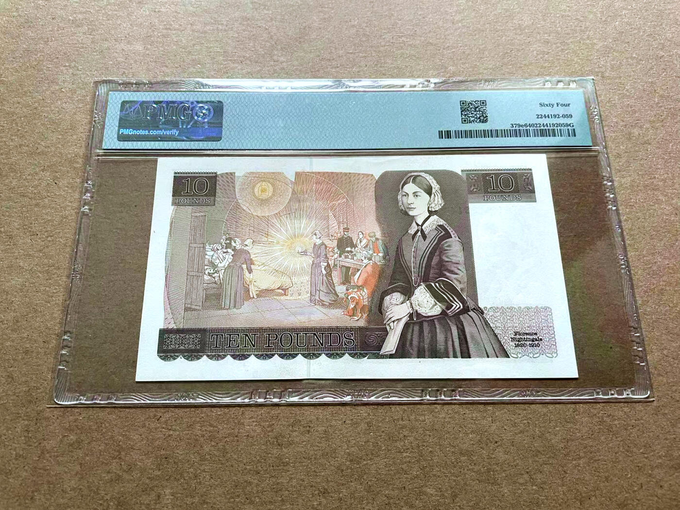 【Blue Auction】✨世界纸币精拍第498期【精】 英国 1988-91年10镑 PMG64